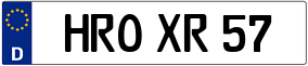 Truck License Plate